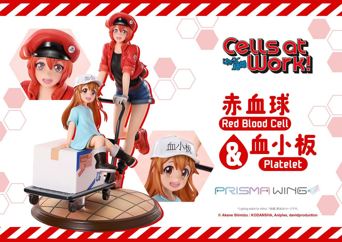 Cells at Work - Red Blood Cell & Platelet - Prisma Wing figure (Prime 1 Studio)