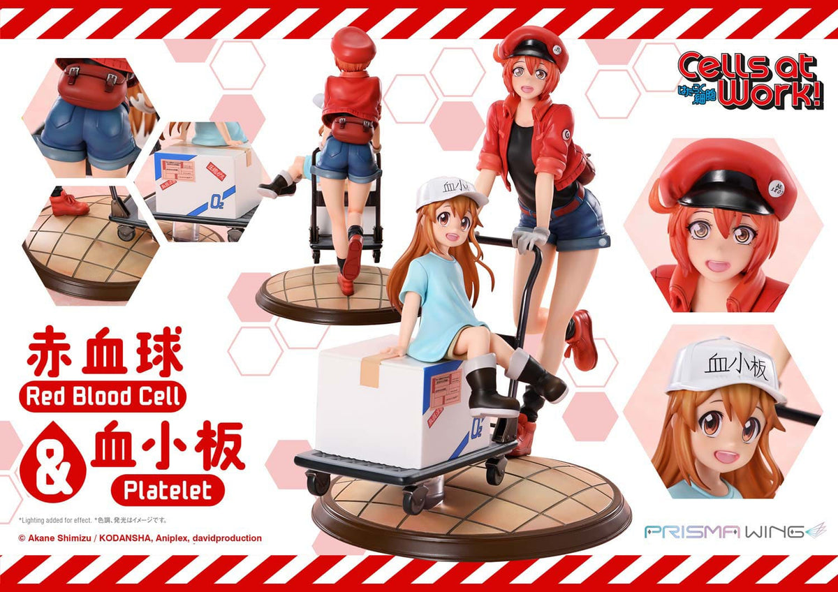 Cells at Work - Red Blood Cell & Platelet - Prisma Wing figure (Prime 1 Studio)