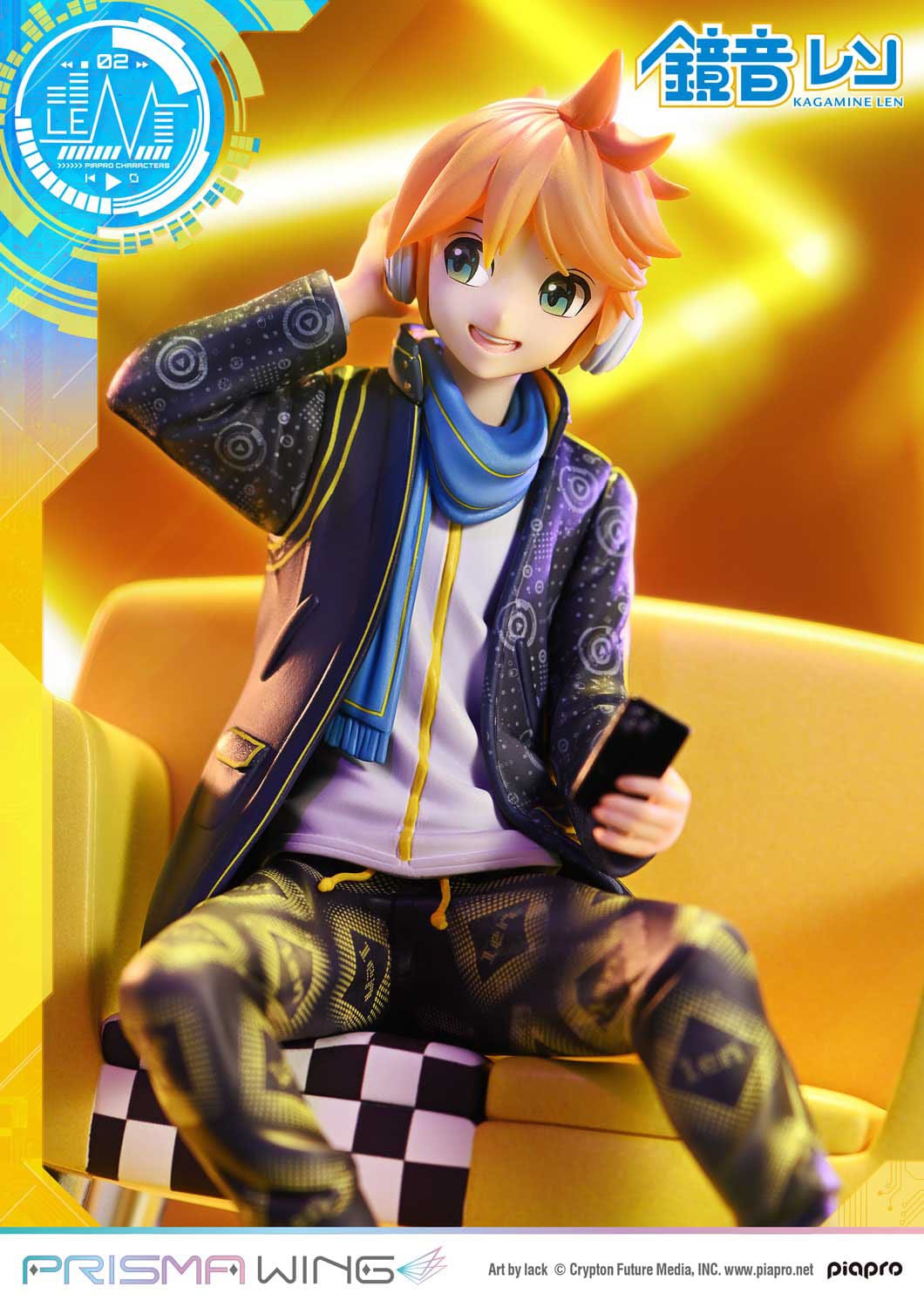Vocaloid Piapro Characters - Kagamine Len - Art by lack - Prisma Wing Figur 1/7 (Prime 1 Studio)