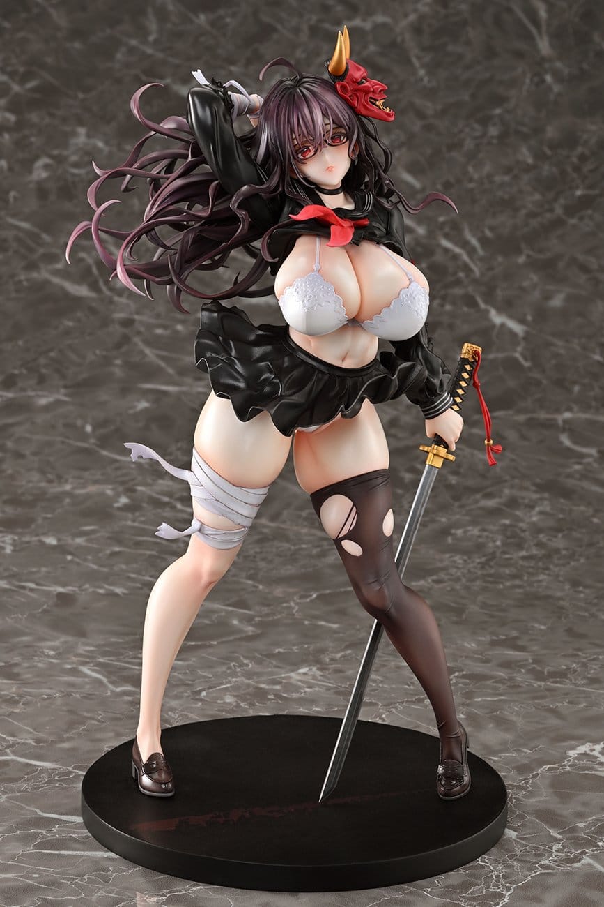 Original Character by Mataro - Reika Danzaiin - Demon Exorcist Student Council President figure 1/6 (Pink Cat)