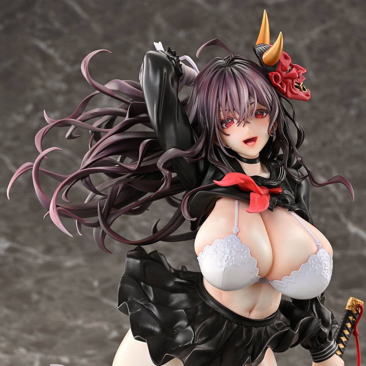 Original Character by Mataro - Reika Danzaiin - Demon Exorcist Student Council President figure 1/6 (Pink Cat)