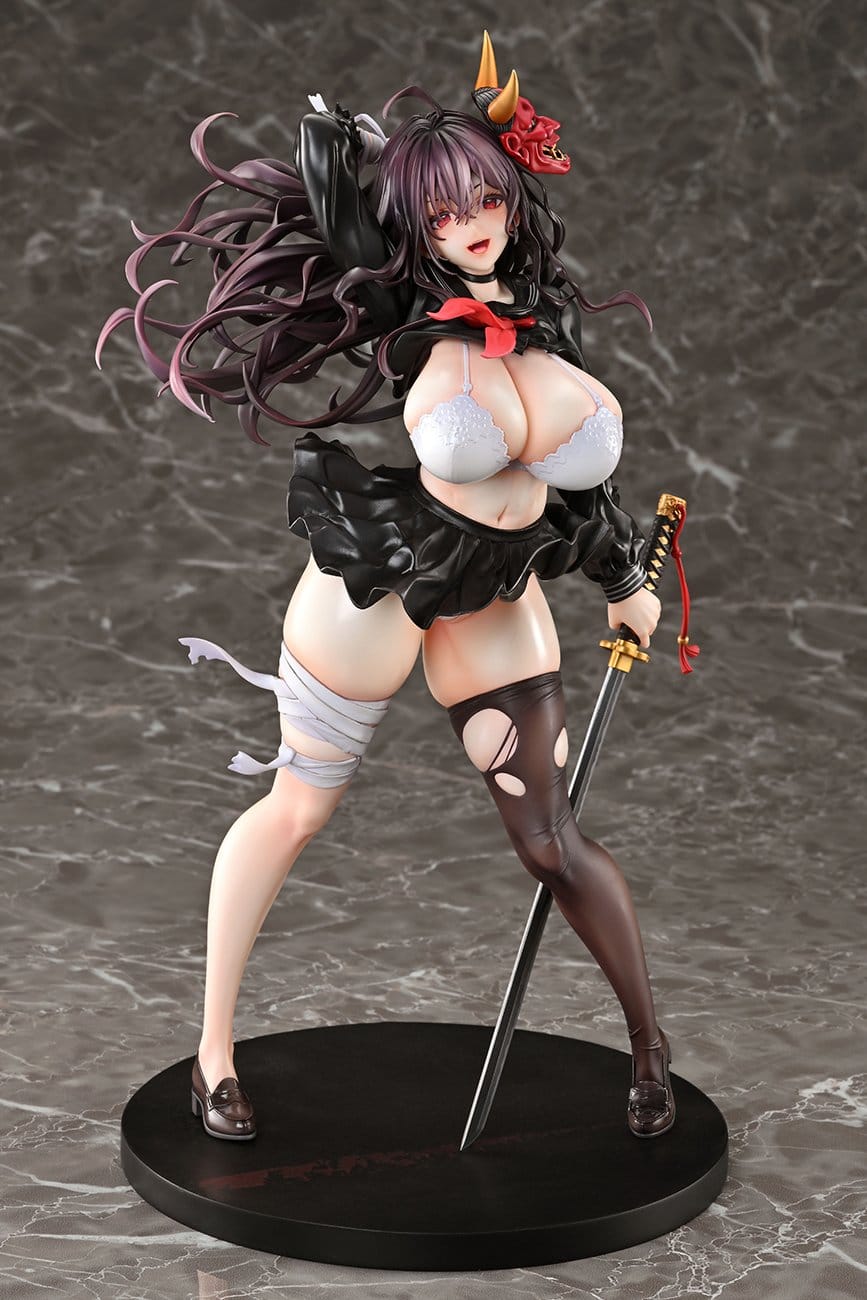 Original Character by Mataro - Reika Danzaiin - Demon Exorcist Student Council President figure 1/6 (Pink Cat)
