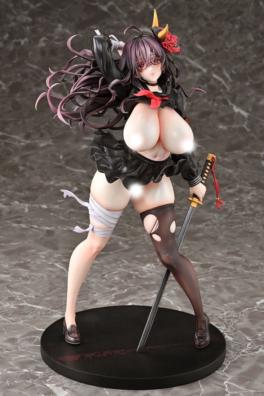 Original Character by Mataro - Reika Danzaiin - Demon Exorcist Student Council President figure 1/6 (Pink Cat)