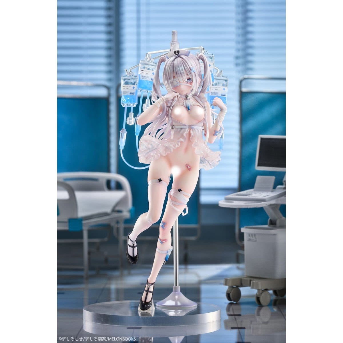 Original Character - Mikuro Siino (Nurse) - Illustrated by Mashiro Shiki - Deluxe Edition Figur 1/6 (Pure)