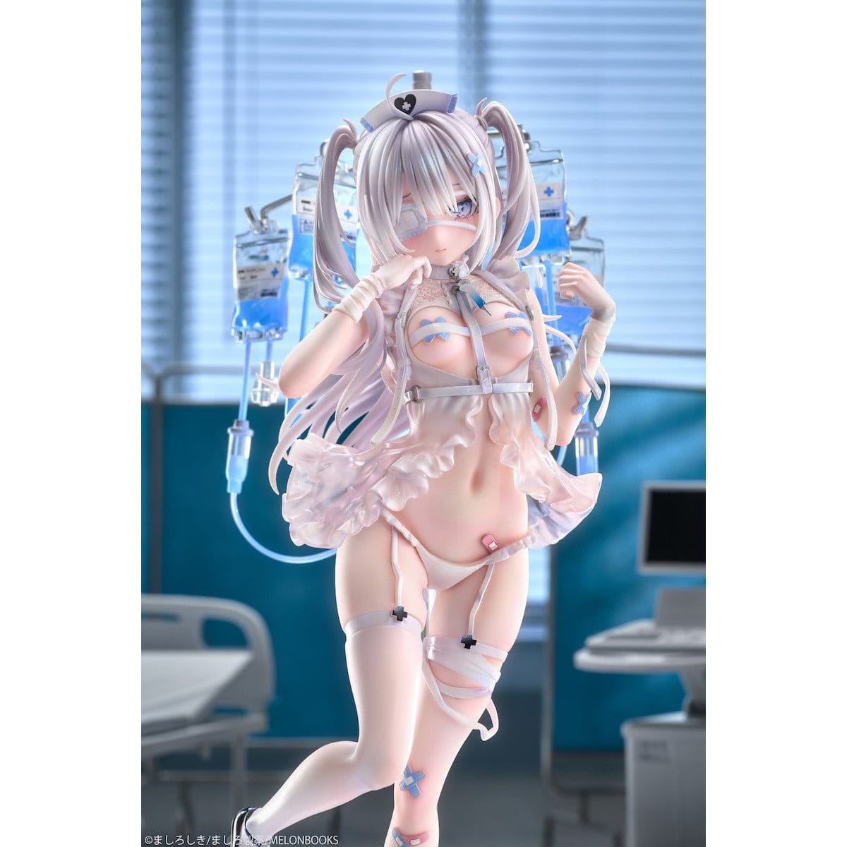 Original Character - Mikuro Siino (Nurse) - Illustrated by Mashiro Shiki - Deluxe Edition Figur 1/6 (Pure)