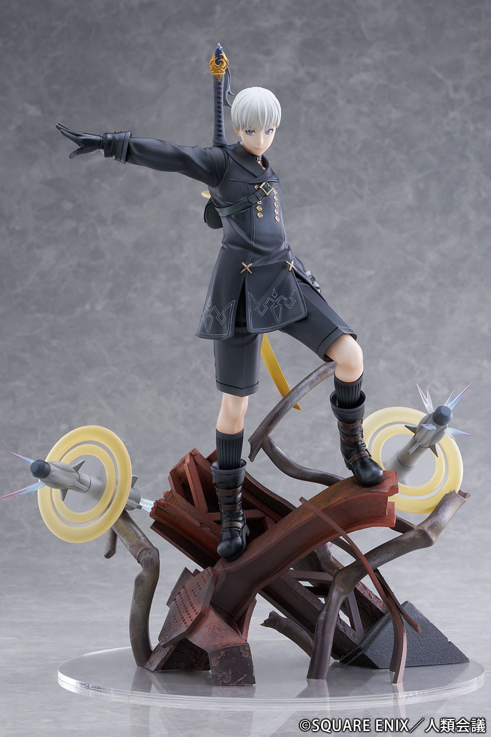 NieR:Automata Ver1.1a - 9S (YoRHa No. 9 Type S) - Covering Fire figurine 1/7 (Épreuve)