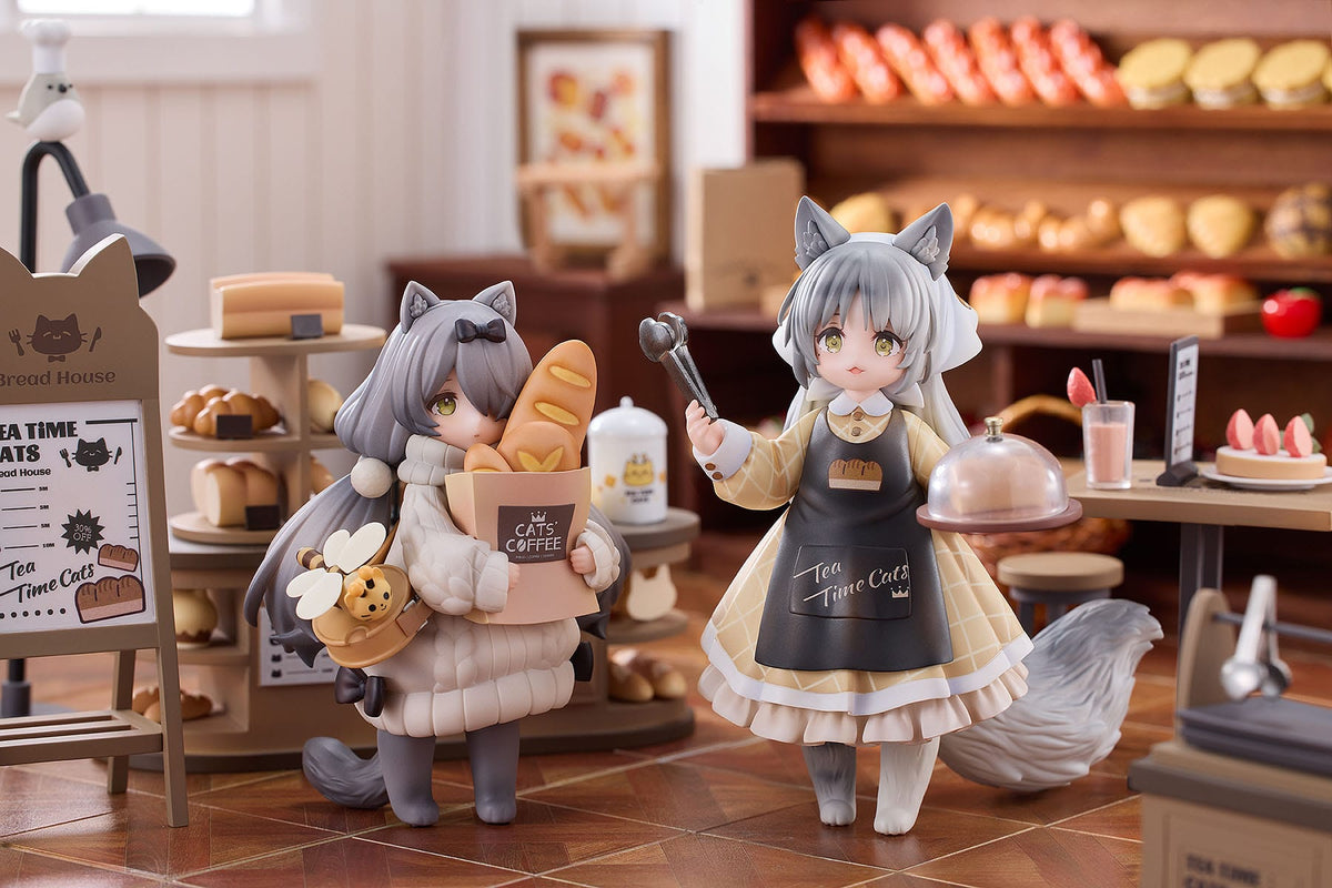 Decorated Life Collectie - Tea Time Cats - Cat Town Bakery Personeel & Klantenset (Ribose)