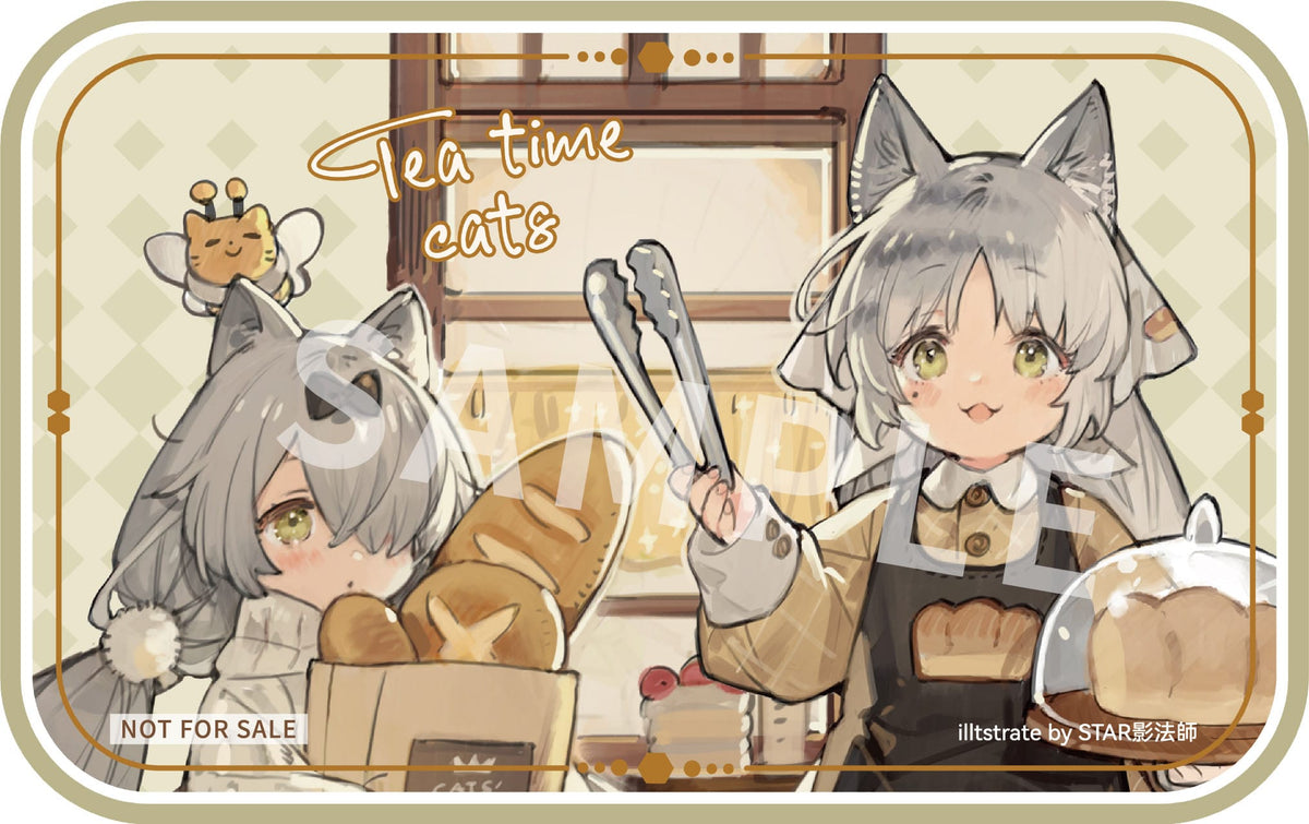 Decorated Life Collection - Tea Time Cats - Cat Town Bakery Staff & Customer Set (Ribose)