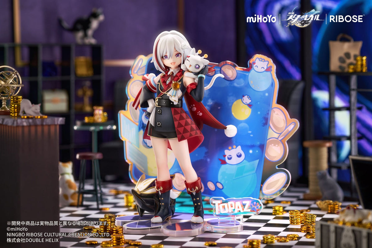 Honkai: Star Rail - Topaz & Numby - Chibineko Series Rise Up+ Figur (Ribose)