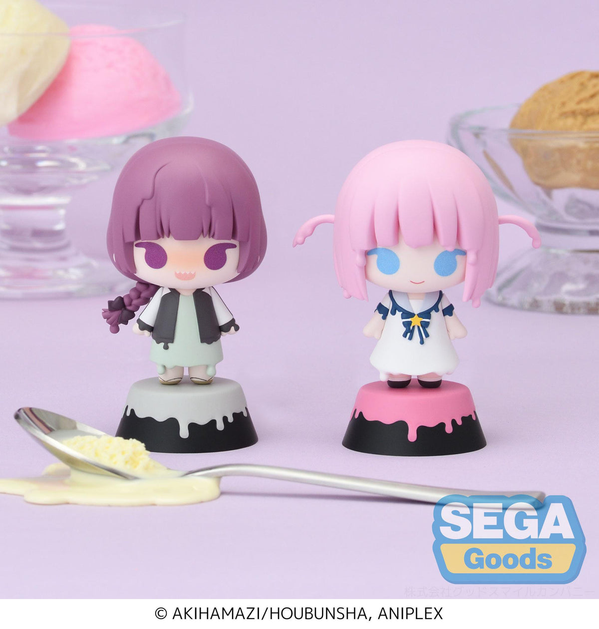 Bocchi de rots! - Kikuri Hiroi & Futari Goto - Tiny Melties Minifiguren 2-Pack Vol. 4 (SEGA)