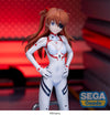 Evangelion: 3.0+1.0 Thrice Upon a Time - Asuka Shikinami Langley - White Plugsuit Luminasta Figur (SEGA)