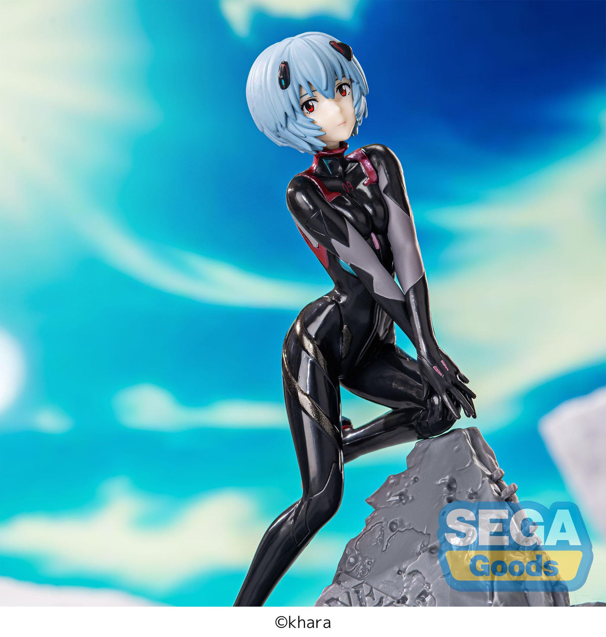 Evangelion: 3.0+1.0 Thrice Upon a Time - Rei Ayanami - 30th Anniversary Vignetteum Luminasta Figur (SEGA)