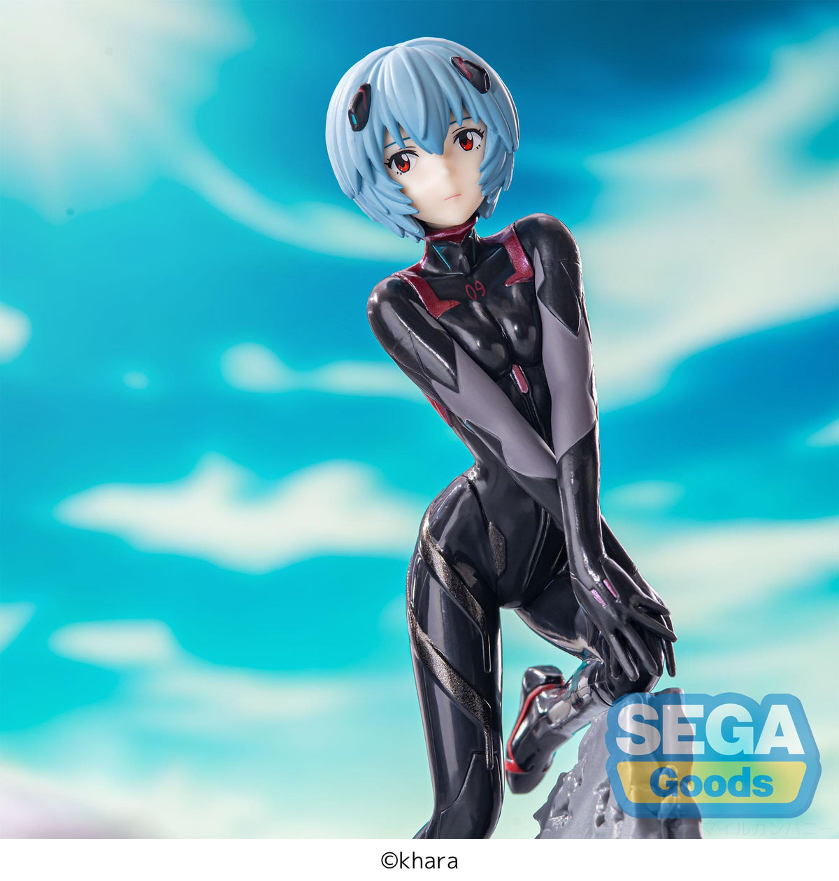 Evangelion: 3.0+1.0 Thrice Upon a Time - Rei Ayanami - 30th Anniversary Vignetteum Luminasta Figur (SEGA)