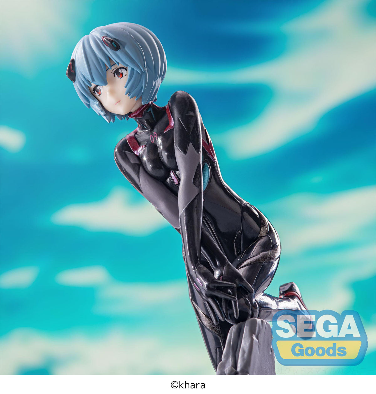 Evangelion: 3.0+1.0 Thrice Upon a Time - Rei Ayanami - 30th Anniversary Vignetteum Luminasta Figur (SEGA)