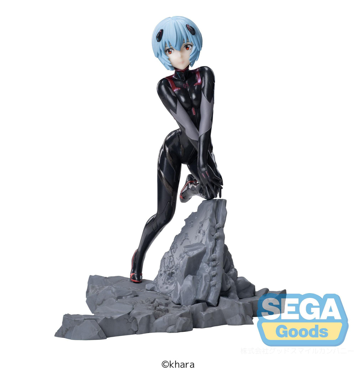 Evangelion: 3.0+1.0 Thrice Upon a Time - Rei Ayanami - 30th Anniversary Vignetteum Luminasta Figur (SEGA)