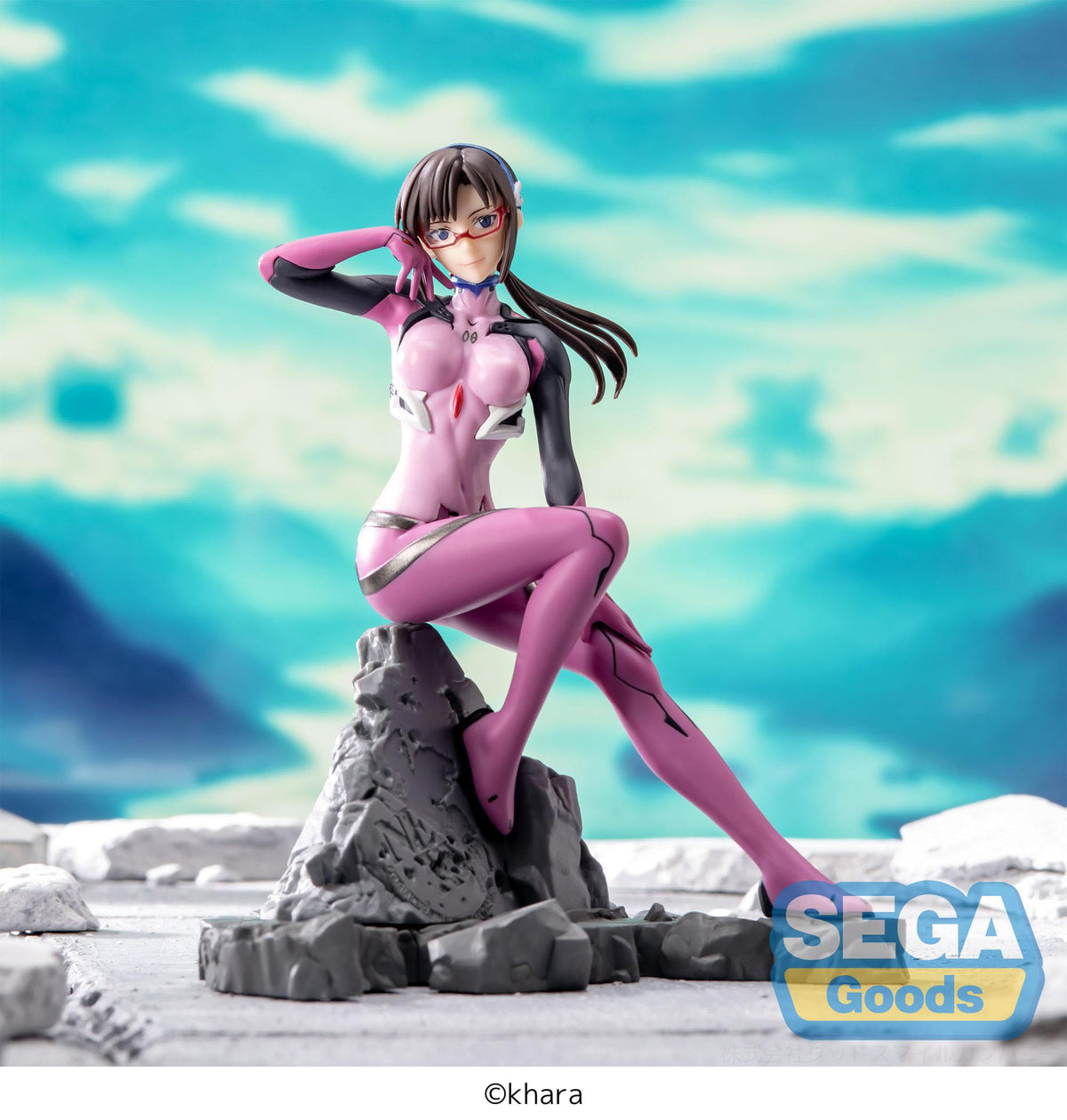 Evangelion: 3.0+1.0 Thrice Upon a Time - Mari Makinami Illustrious - 30th Anniversary Vignetteum Luminasta Figur (SEGA)