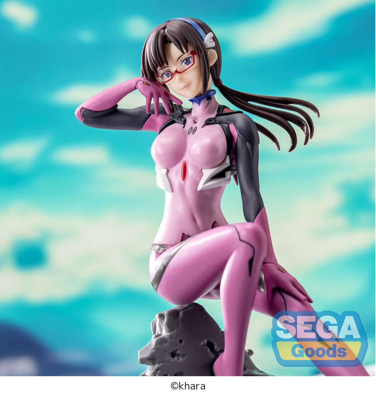 Evangelion: 3.0+1.0 Thrice Upon a Time - Mari Makinami Illustrious - 30th Anniversary Vignetteum Luminasta Figur (SEGA)