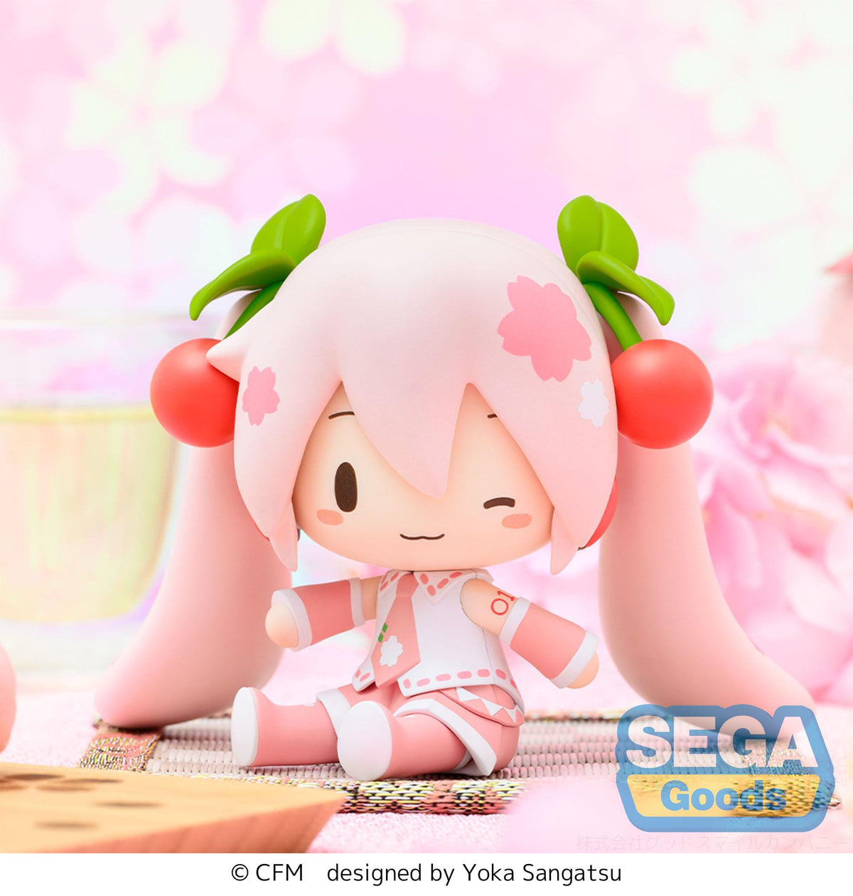 Hatsune Miku - Sakura Miku - Fuwa Petit Chibi Figur (SEGA)