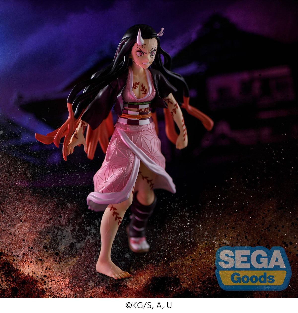 Demon Slayer - Nezuko Kamado - Demon Form Advancing Figurizm figure (SEGA) (re-run)