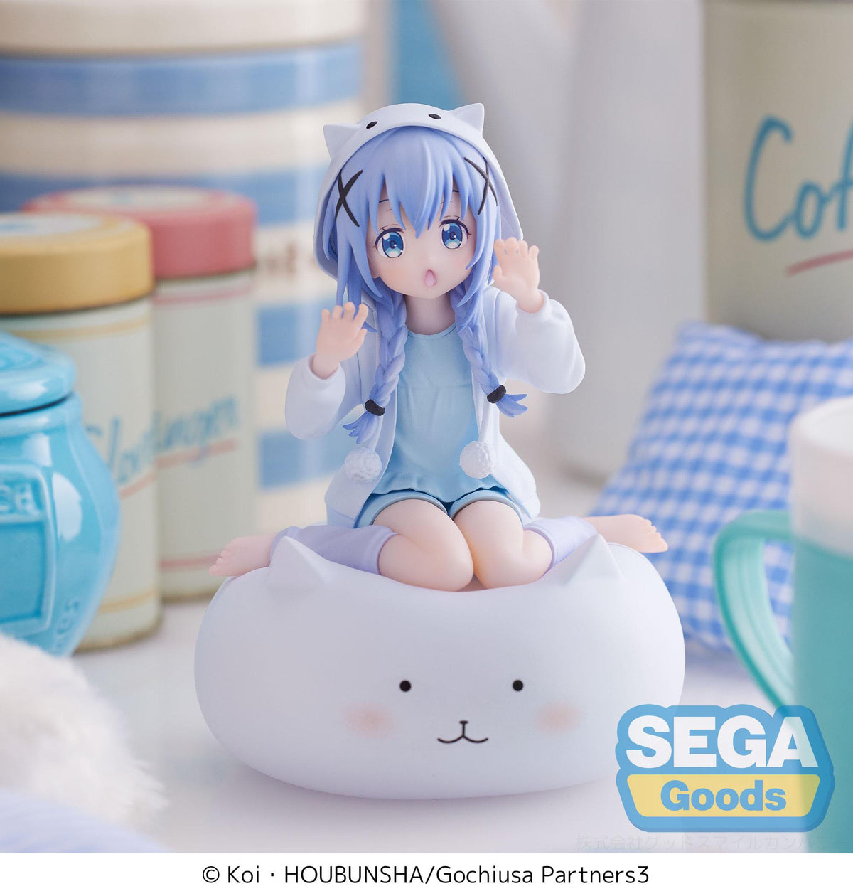 Is the Order a Rabbit? - Chino Kafuu - Rabbit House Tea Party: BLOOM Luminasta Figur (SEGA)