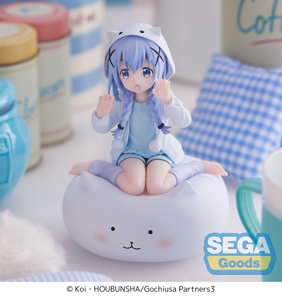 Is the Order a Rabbit? - Chino Kafuu - Rabbit House Tea Party: BLOOM Luminasta Figur (SEGA)