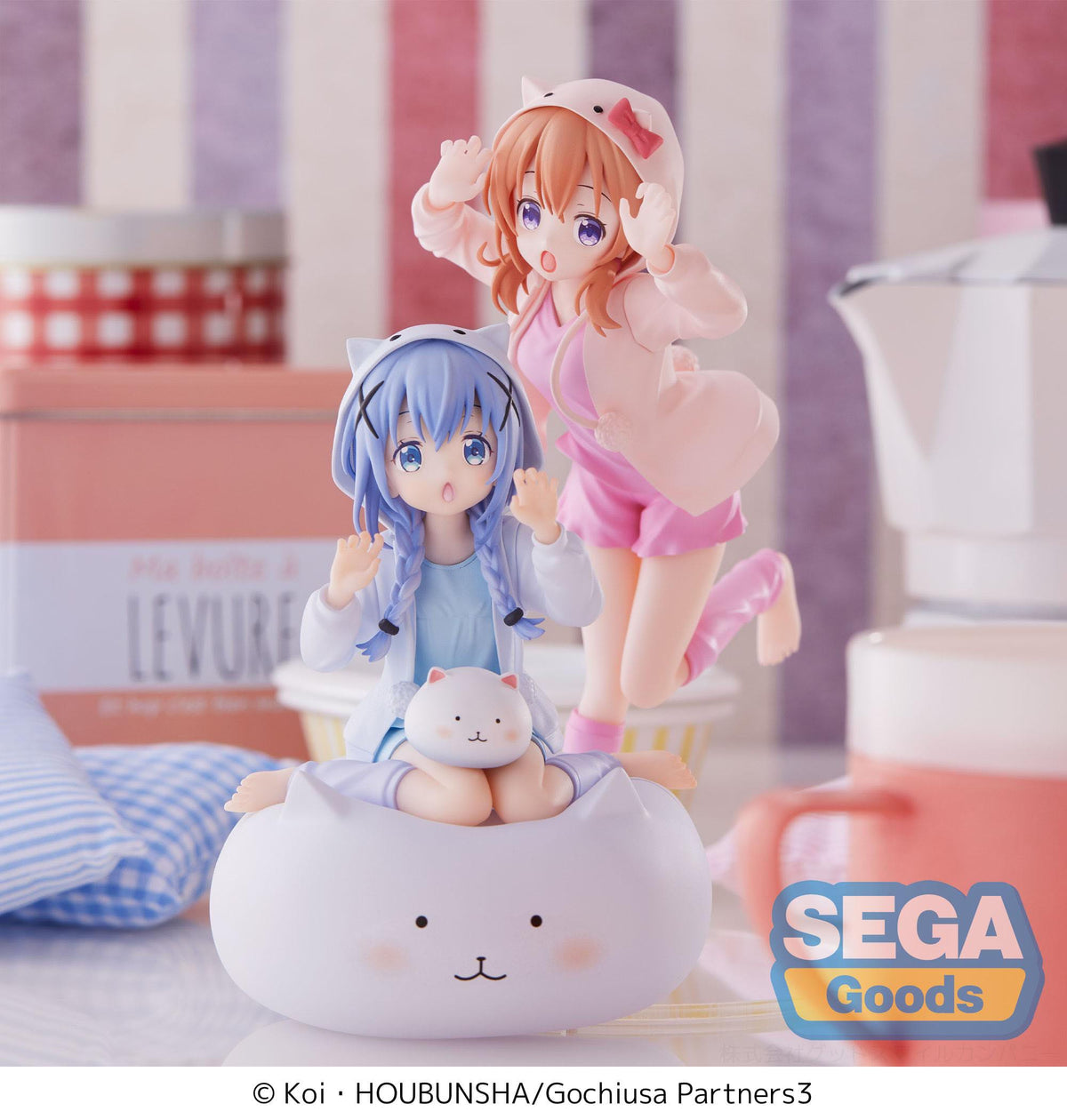 L'ordre est-il un lapin ? - Chino Kafuu - Rabbit House Tea Party : BLOOM Luminasta figurine (SEGA)