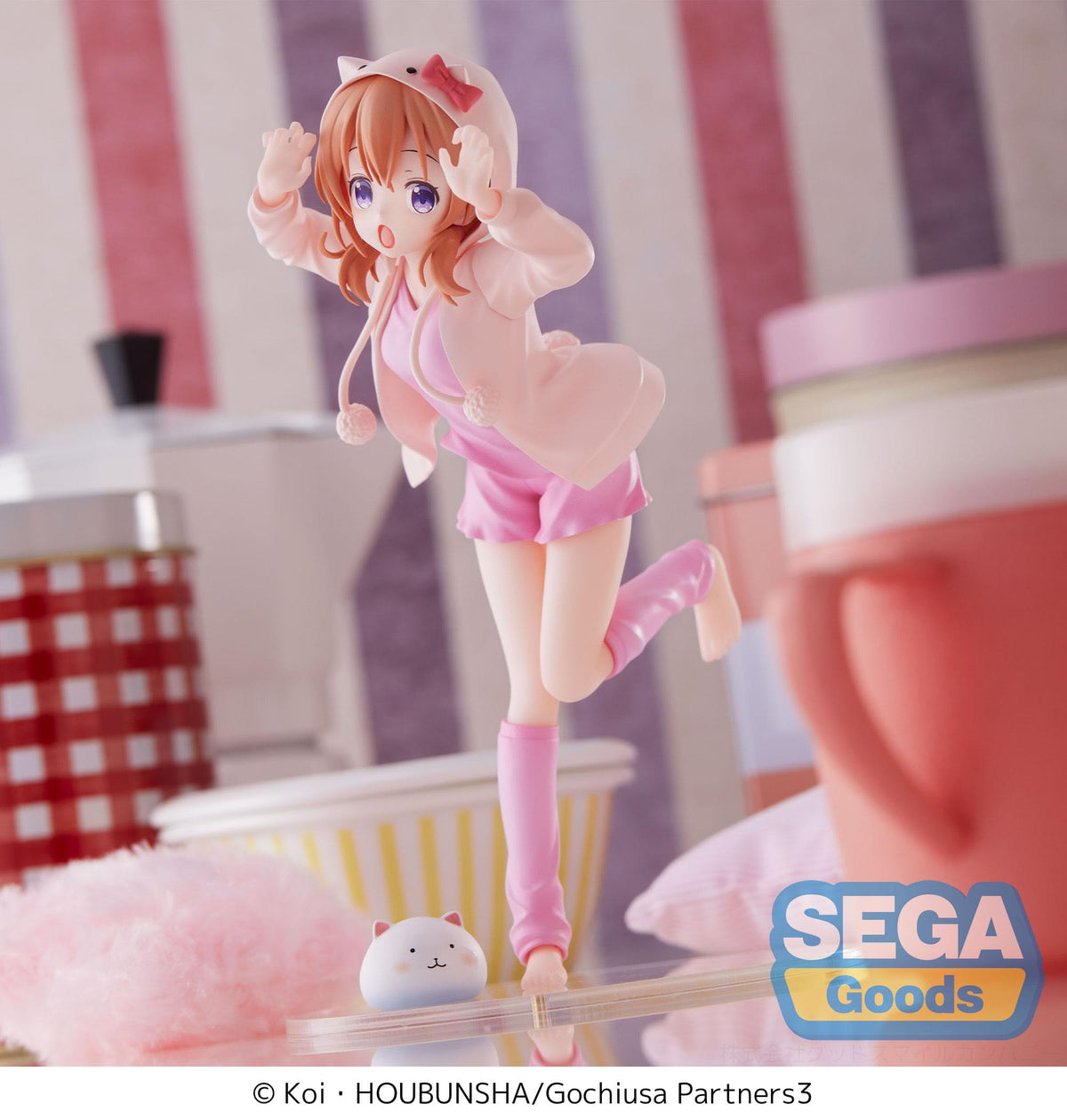 L'ordre est-il un lapin ? - Cocoa Hoto - Rabbit House Tea Party : BLOOM Luminasta figurine (SEGA)