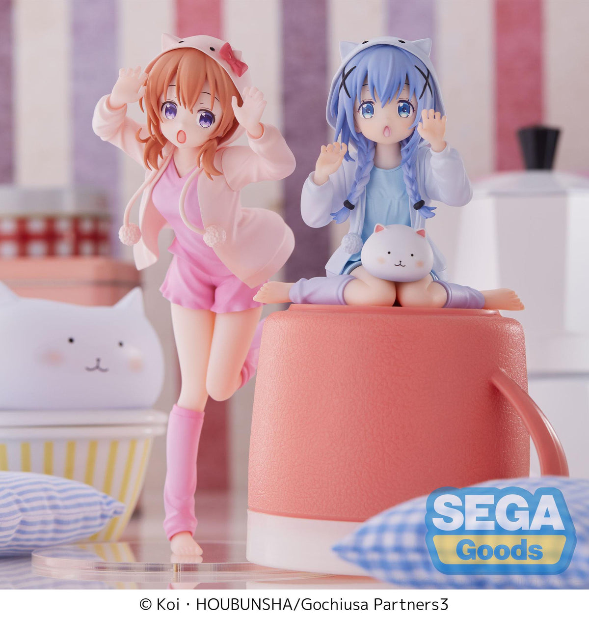 L'ordre est-il un lapin ? - Cocoa Hoto - Rabbit House Tea Party : BLOOM Luminasta figurine (SEGA)