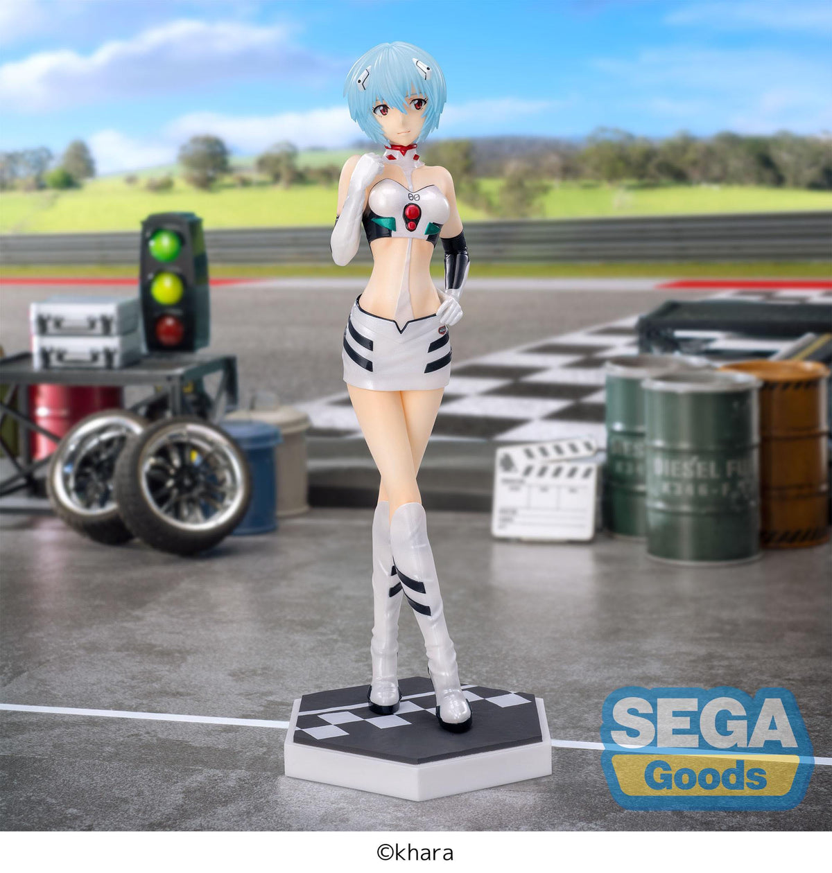 Evangelion Racing - Rei Ayanami - Pit Walk Luminasta figura (SEGA)