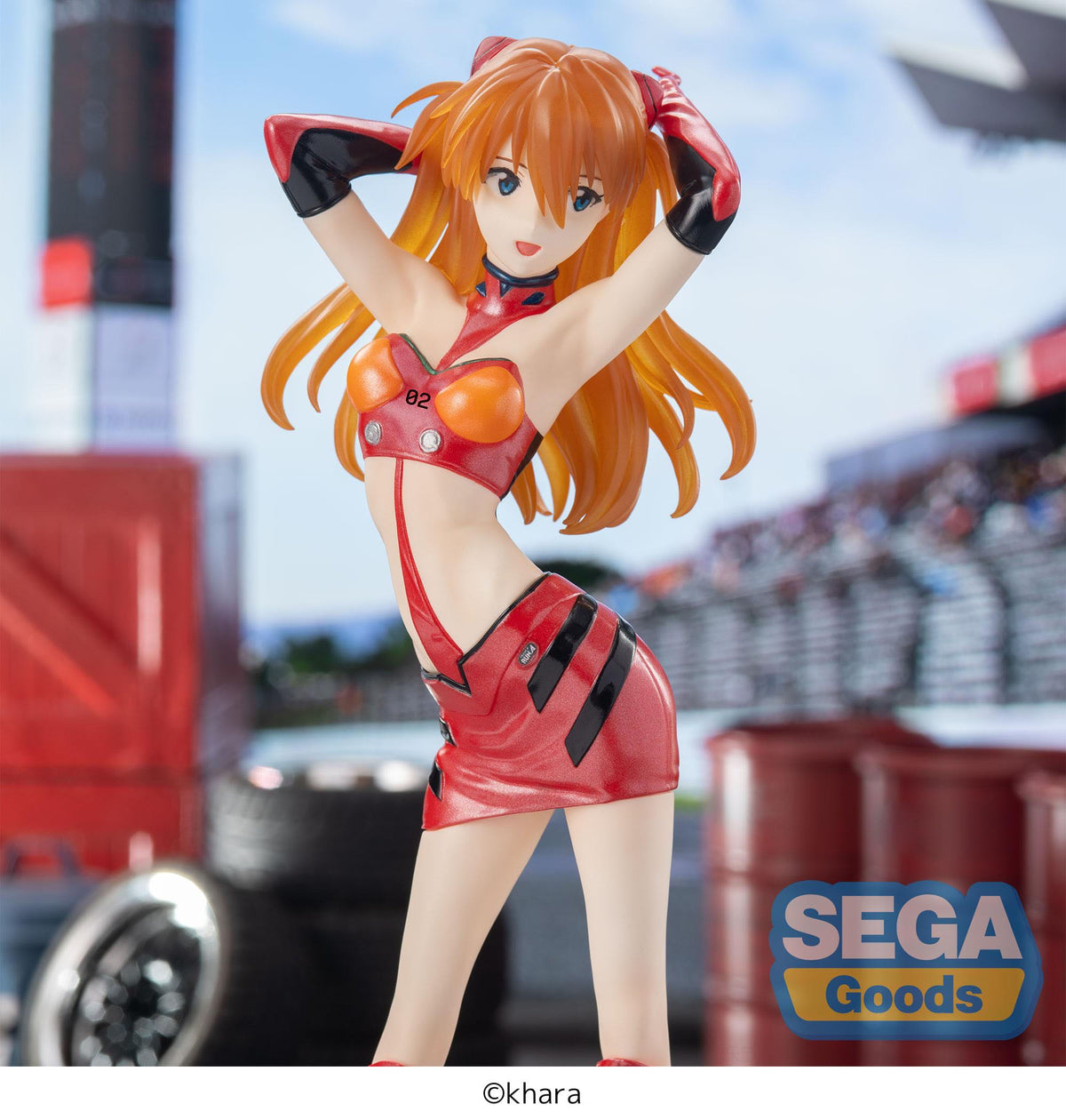 Evangelion Racing - Asuka Shikinami Langley - Pit Walk Luminasta figurine (SEGA)