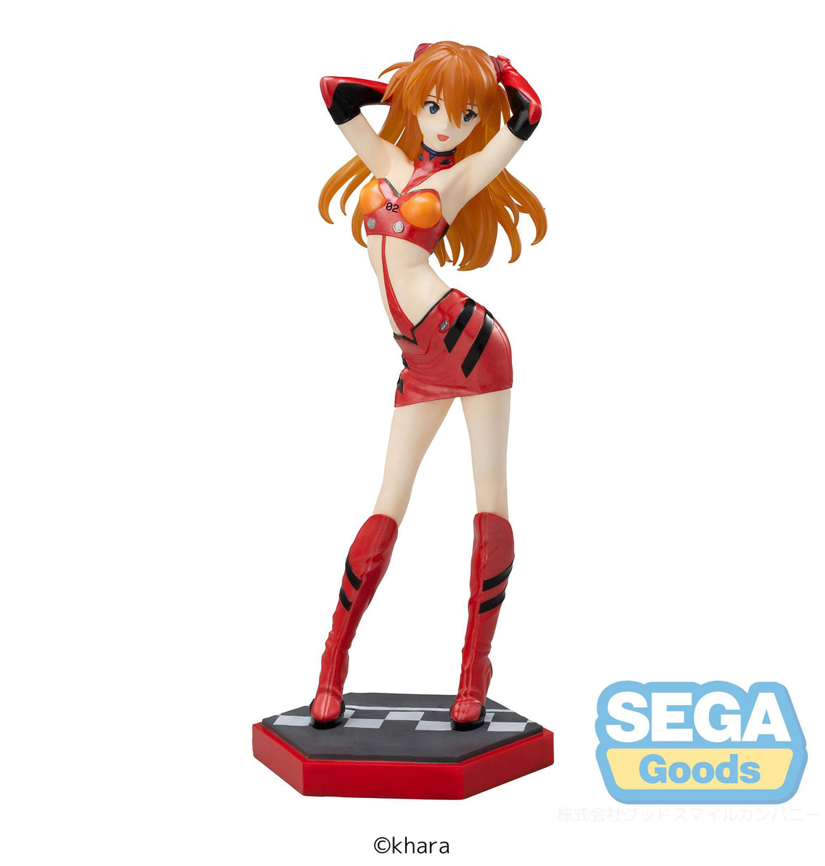 Evangelion Racing - Asuka Shikinami Langley - Pit Walk Luminasta figure (SEGA)