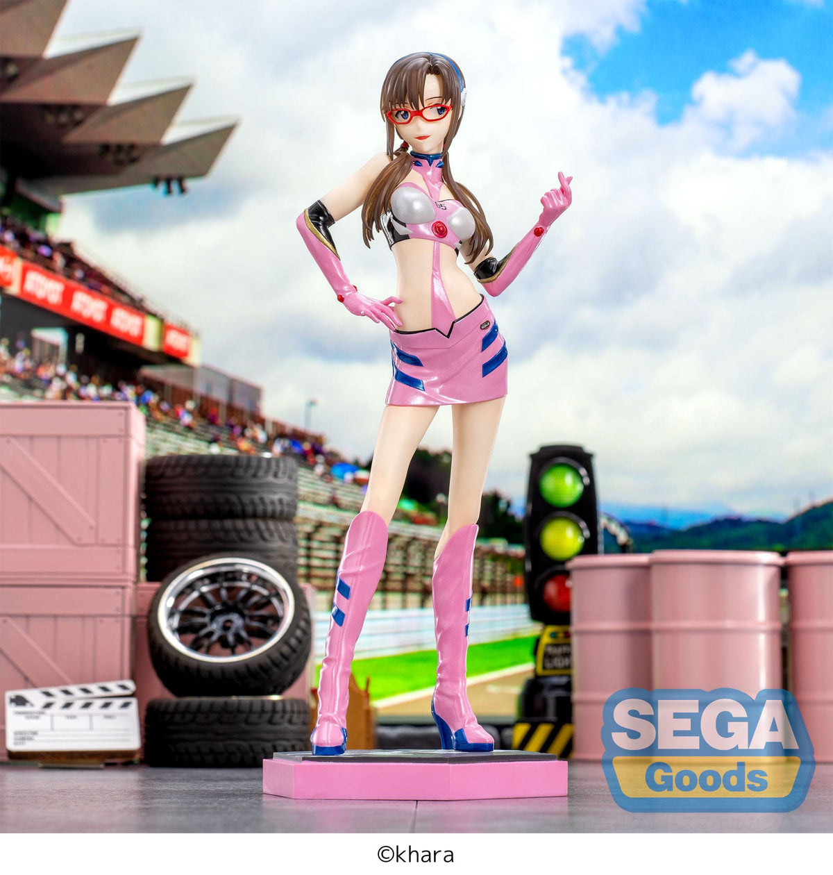 Evangelion Racing - Mari Makinami - Pit Walk Luminasta figura (SEGA)