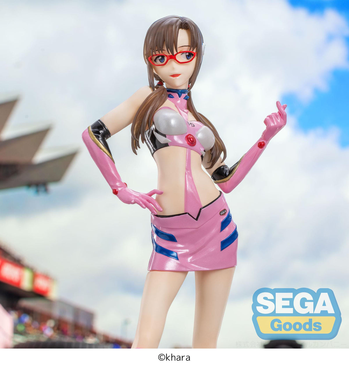 Evangelion Racing - Mari Makinami - Pit Walk Luminasta figure (SEGA)