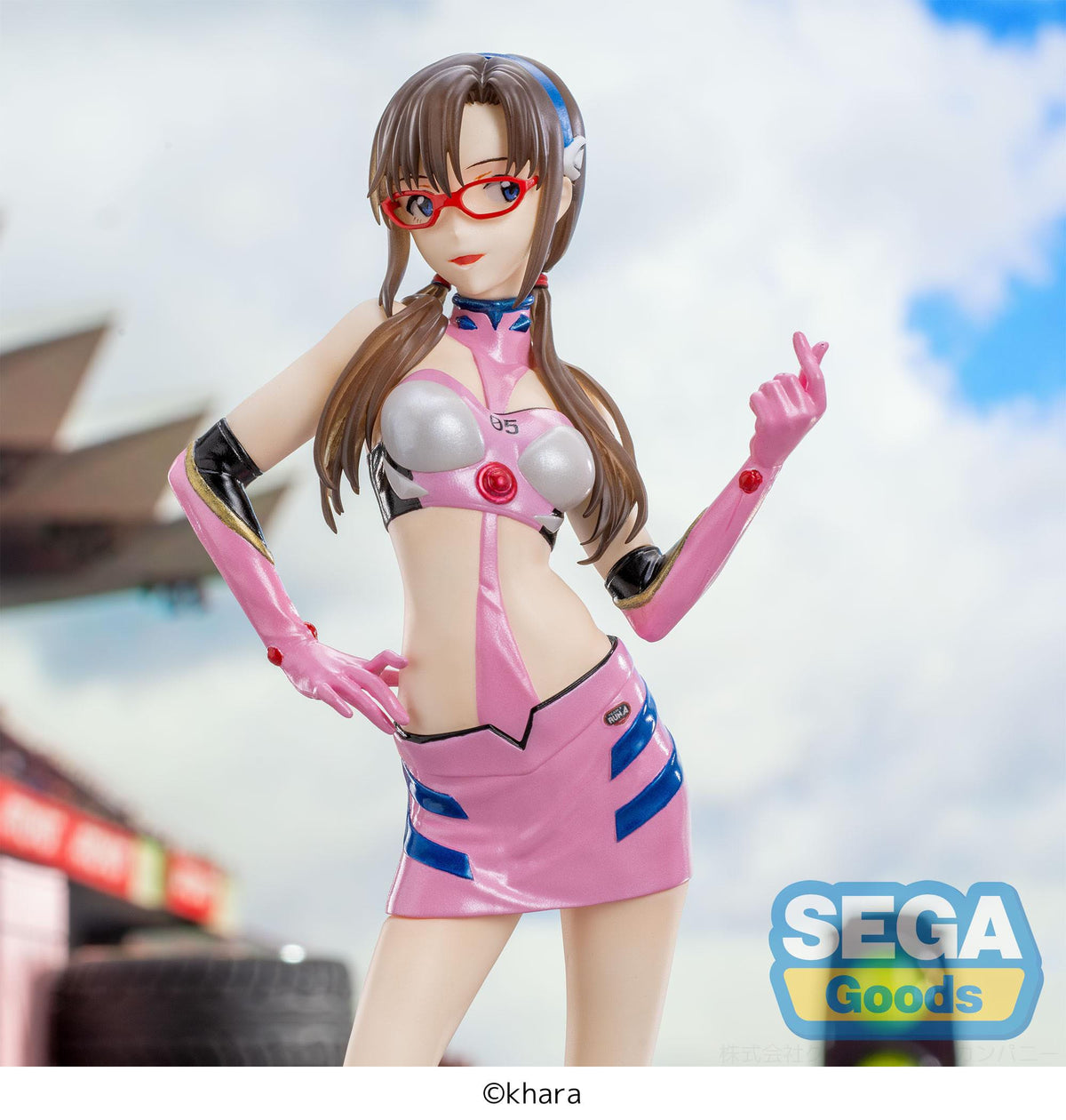 Evangelion Racing - Mari Makinami - Pit Walk Luminasta figura (SEGA)