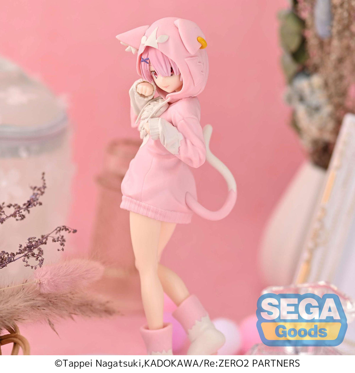 Re:Zero - Ram - Mofumofu Pack (Puck) Luminasta Figur (SEGA)