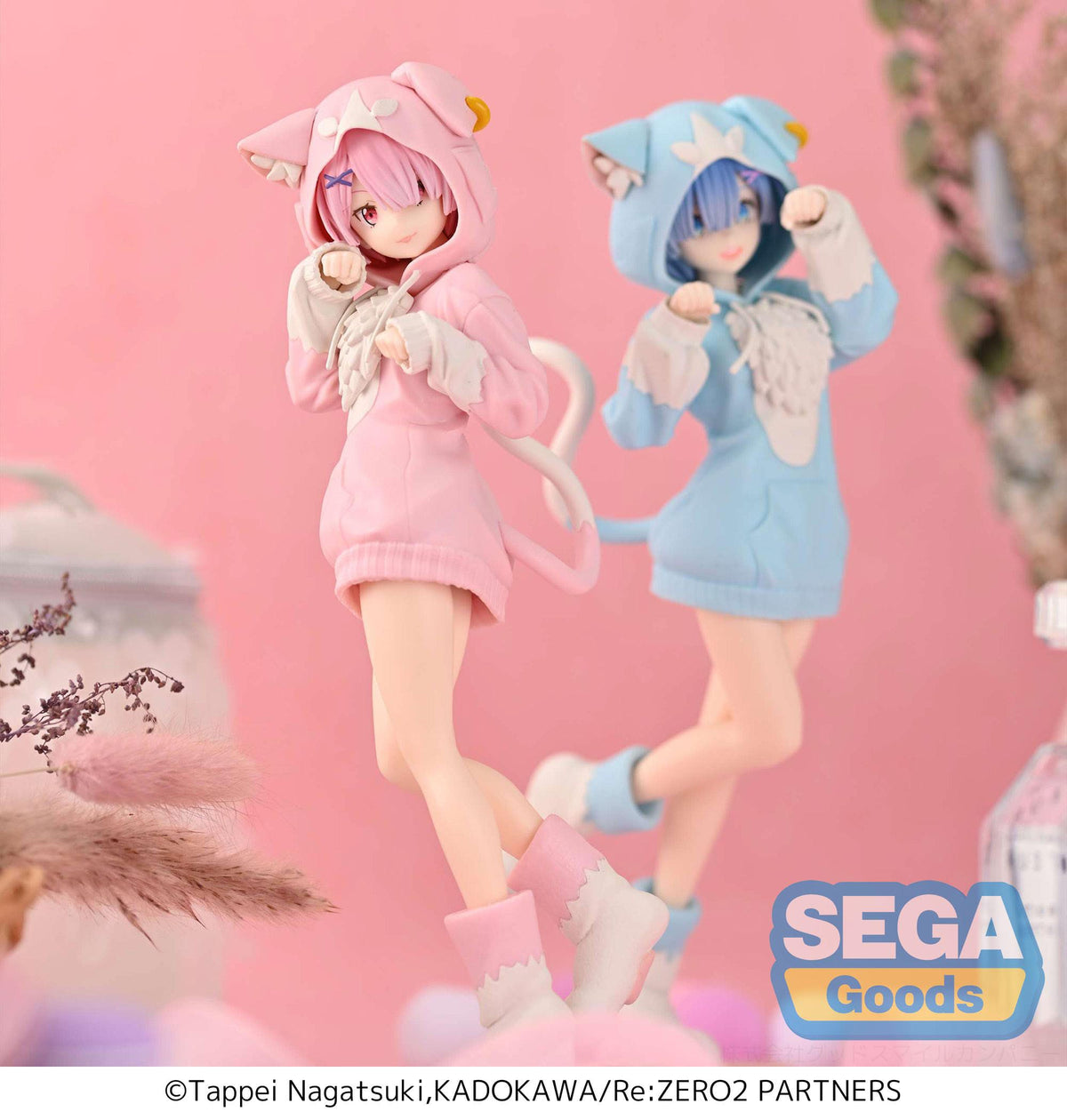 Re:Zero - Ram - Mofumofu Pack (Puck) Luminasta Figur (SEGA)