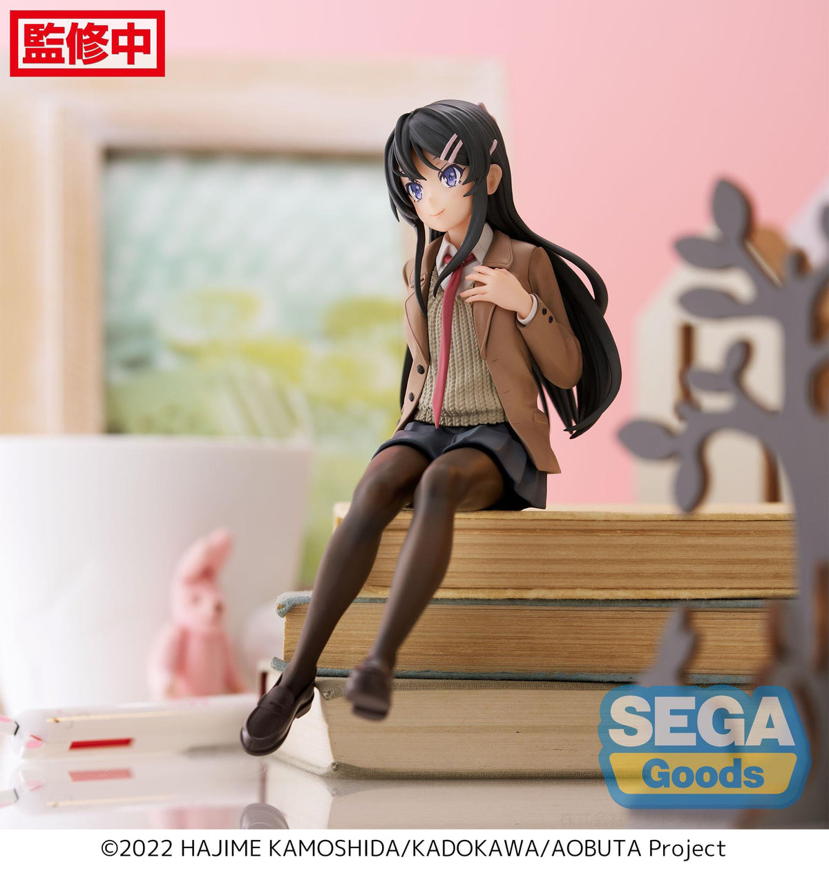 Rascal Does Not Dream of a Knapsack Kid - Mai Sakurajima - PM Perching figurine (SEGA)