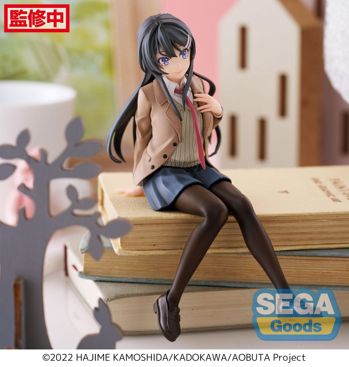 Rascal Does Not Dream of a Knapsack Kid - Mai Sakurajima - PM Perching figurine (SEGA)