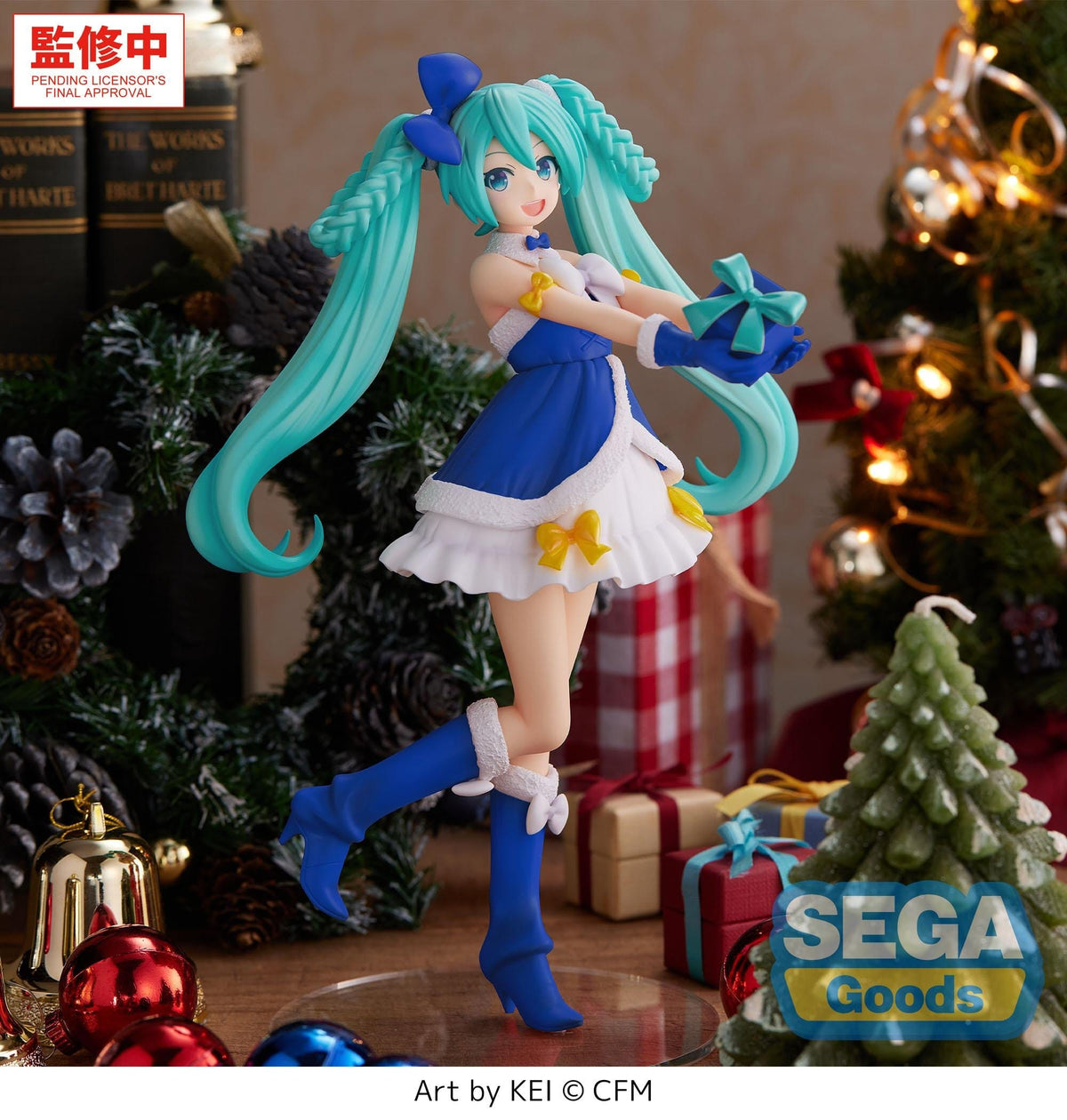 Hatsune Miku - Sapphire Christmas - High Premium Figur (SEGA)