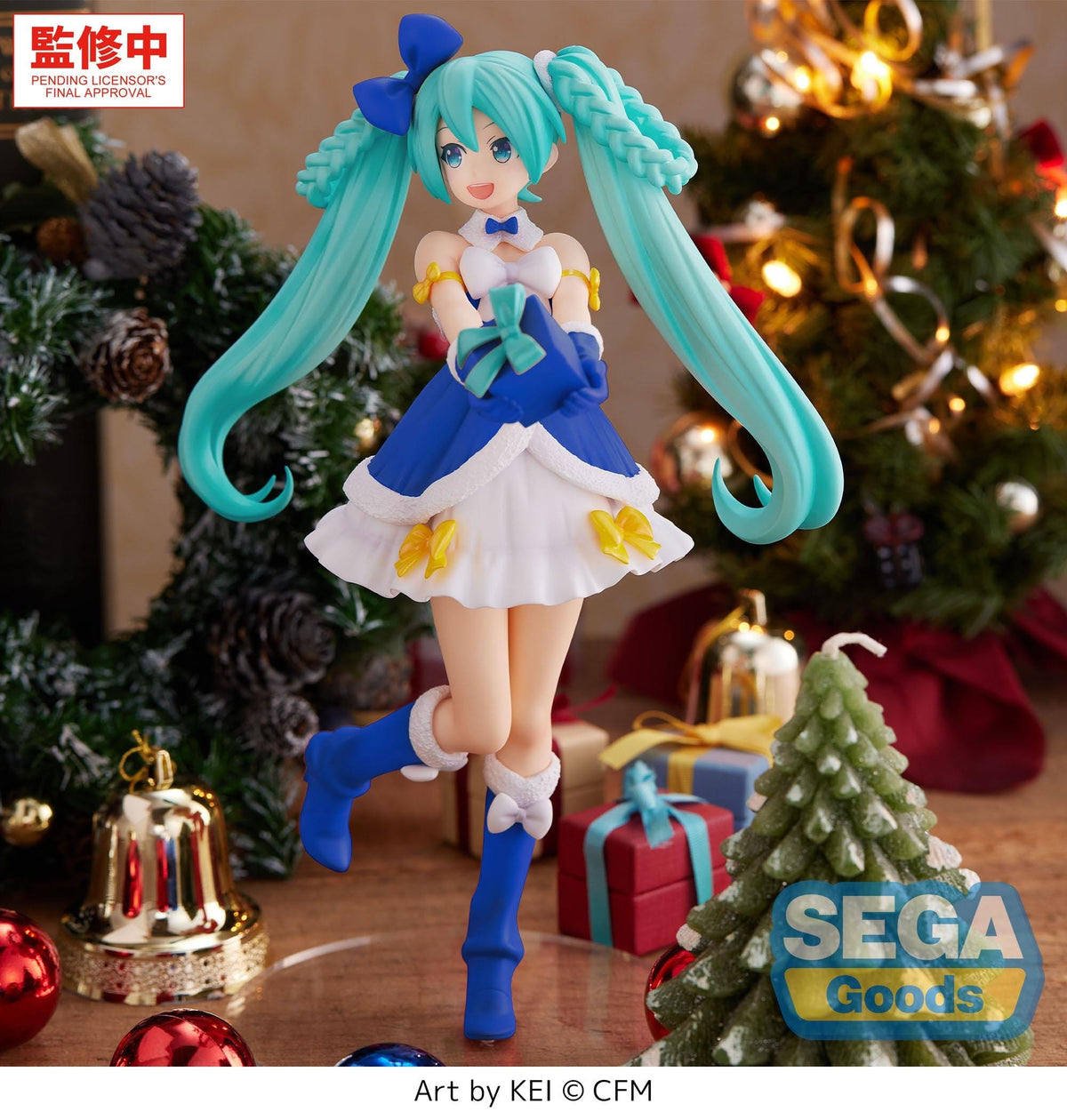 Hatsune Miku - Sapphire Christmas - High Premium Figur (SEGA)