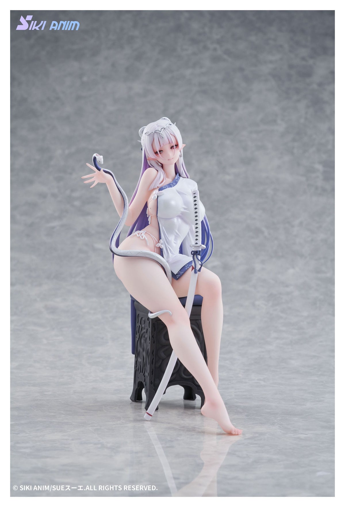Original Character - The Color of the Blue - White Snake - Deluxe Edition figure 1/7 (Siki Anim)