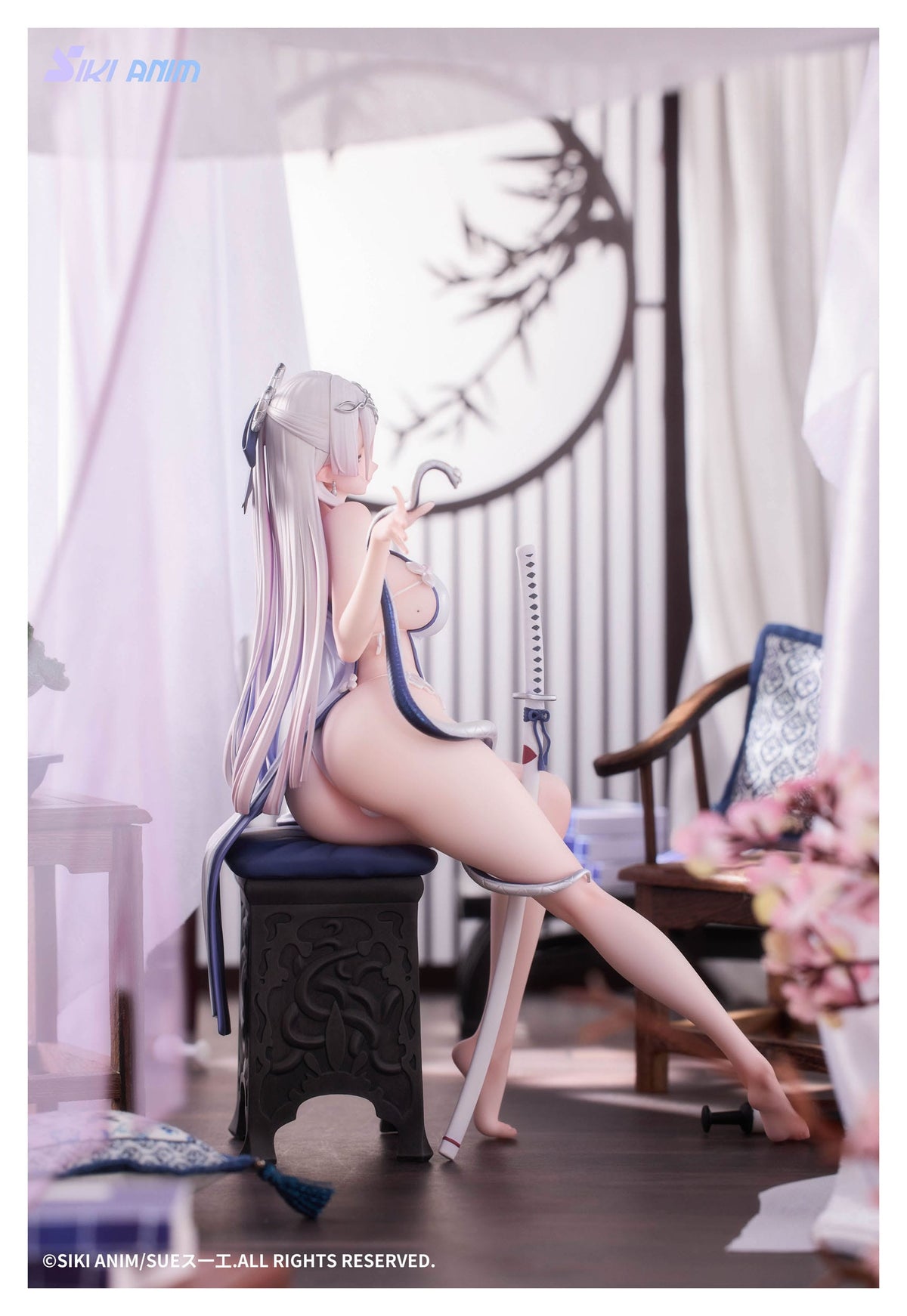 Original Character - The Color of the Blue - White Snake - Deluxe Edition figure 1/7 (Siki Anim)