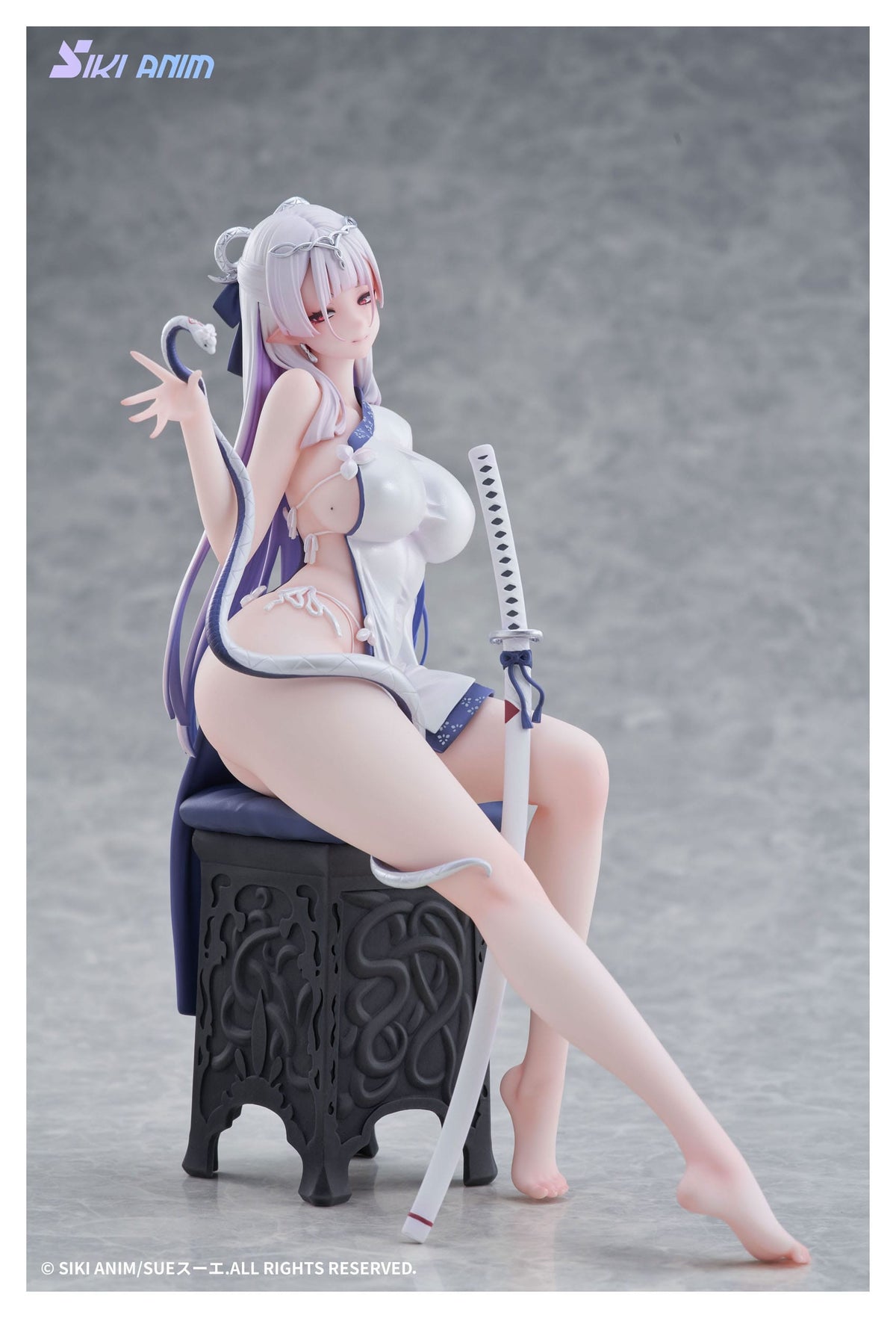 Original Character - The Color of the Blue - White Snake - Deluxe Edition figure 1/7 (Siki Anim)