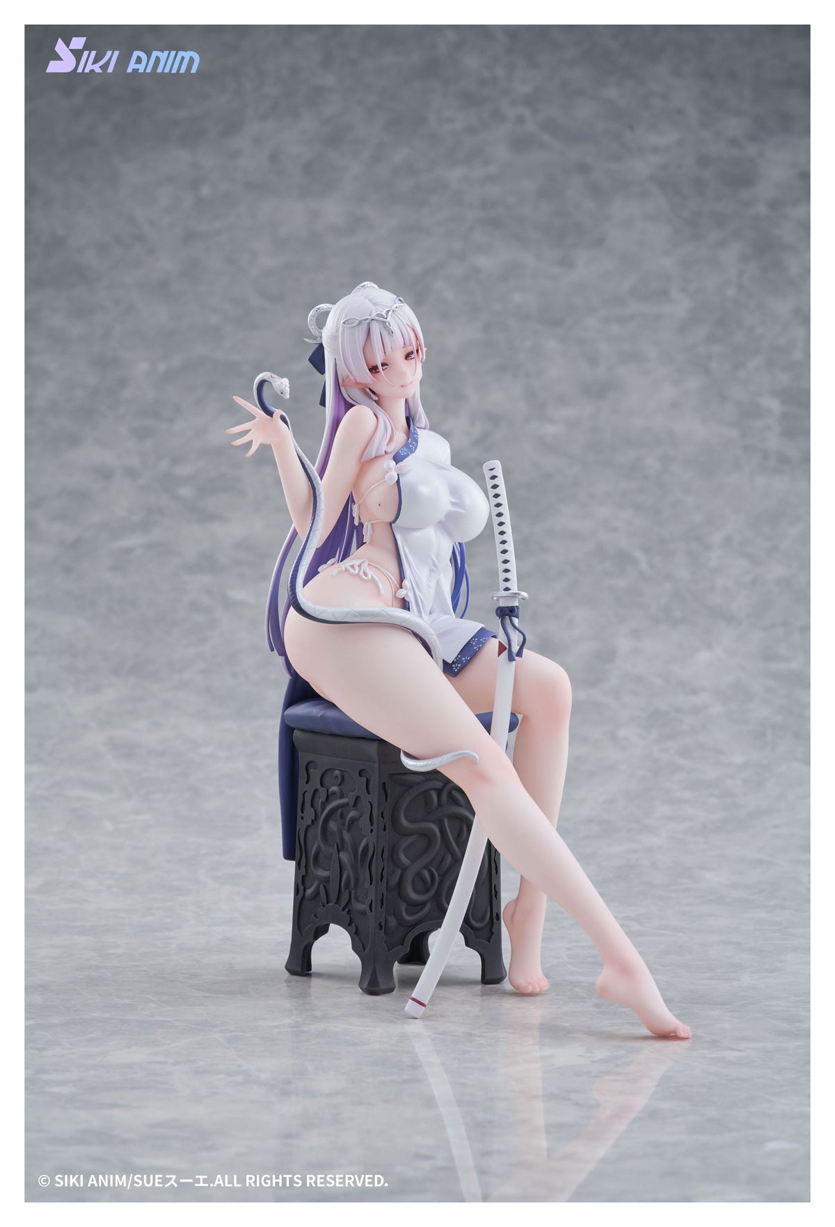 Original Character - The Color of the Blue - White Snake - Deluxe Edition figure 1/7 (Siki Anim)