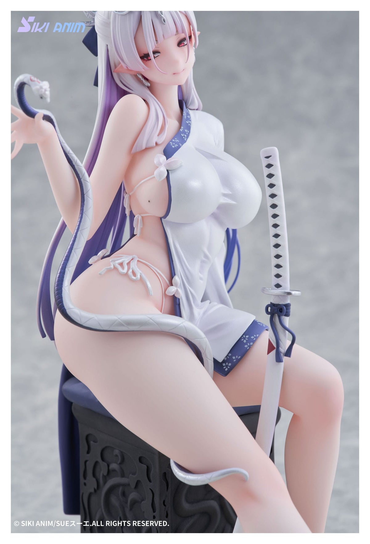 Original Character - The Color of the Blue - White Snake - Deluxe Edition figure 1/7 (Siki Anim)