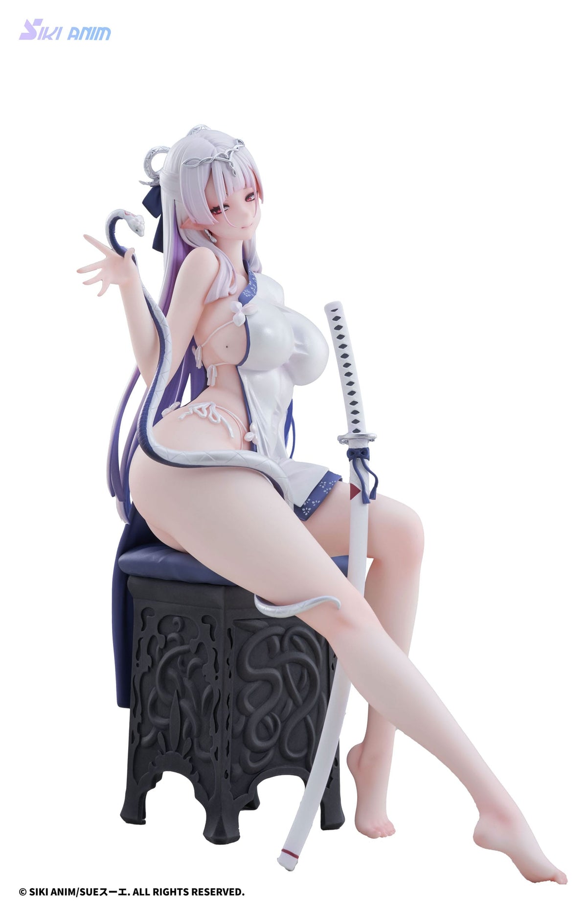 Original Character - The Color of the Blue - White Snake - Deluxe Edition figure 1/7 (Siki Anim)