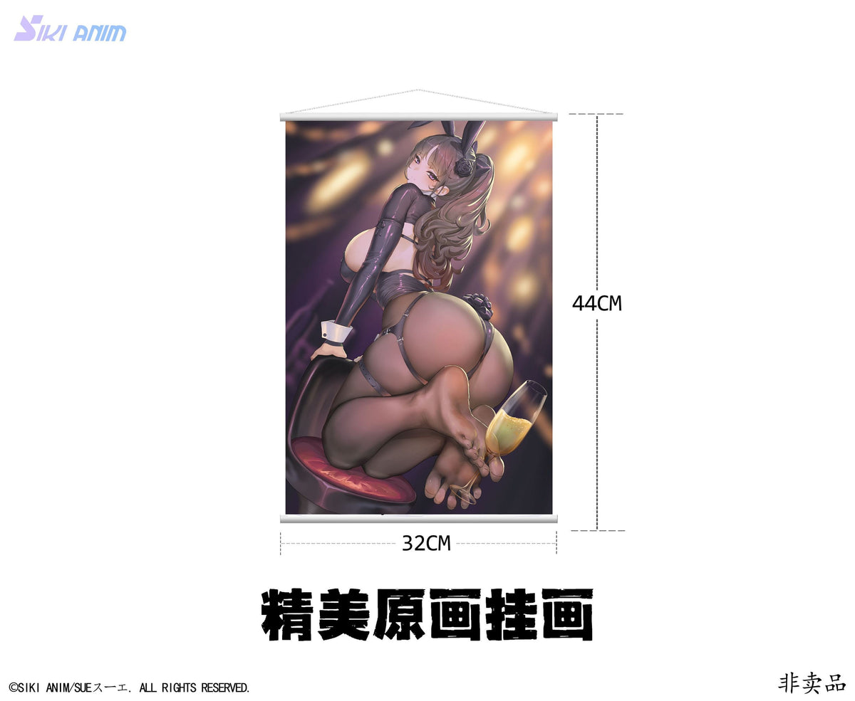 Original Character - Champagne and Bunny Girl Rose - Bare Feet Figur 1/6 (Siki Anim)