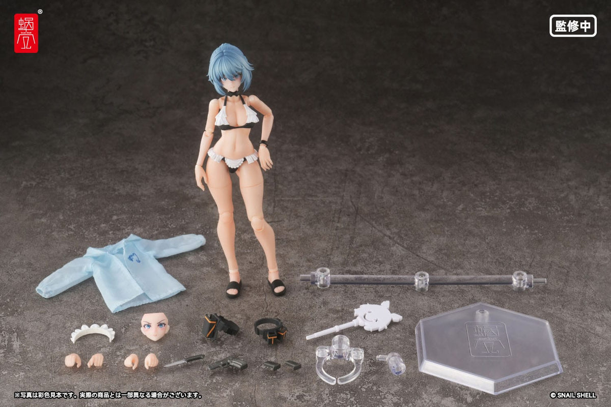 Original Character - RA-02 Kazune Tokiwa Summer Operation - Action-Figur Kit 1/12 (Snail Shell)