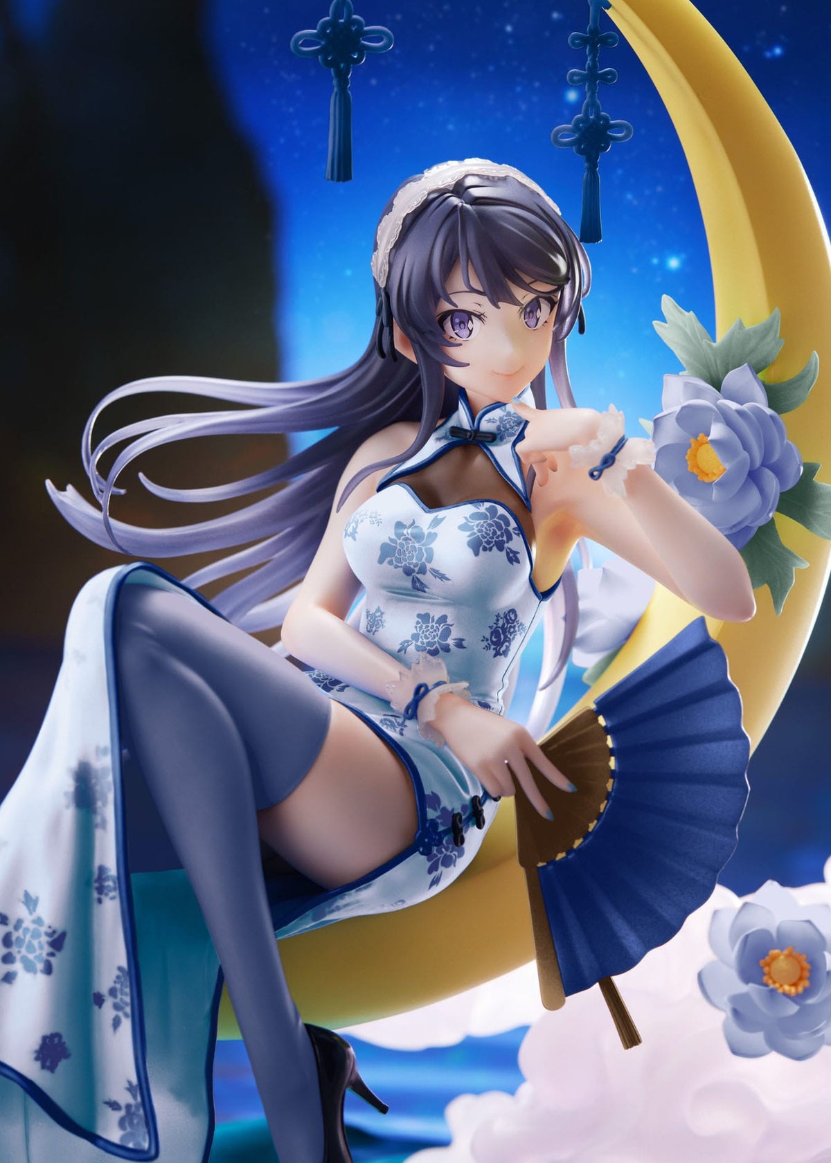 Rascal Does Not Dream of Bunny Girl Senpai - Mai Sakurajima - Robe blanche chinoise figurine (Spiritale)