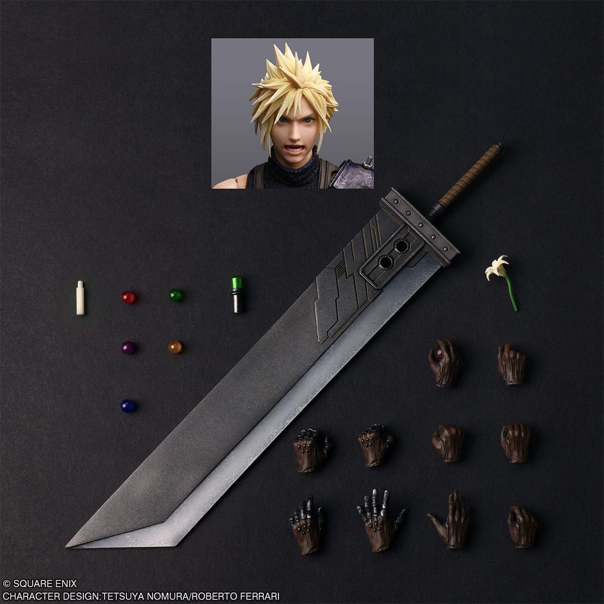 Final Fantasy VII Rebirth - Cloud Strife - Play Arts Shin Figur (Square Enix)